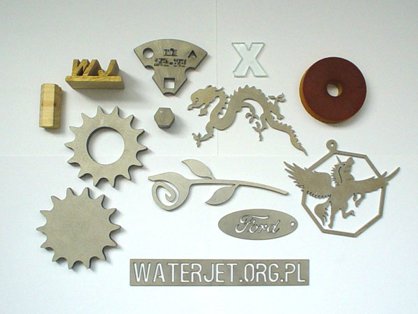 elementy wycite metod waterjet